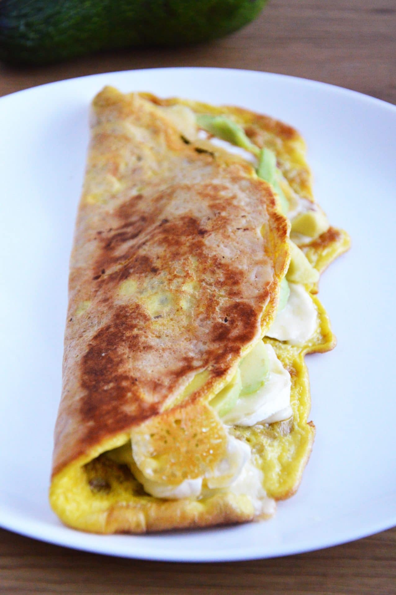 Pomysły na szybkie kolacje - omlet z awokado